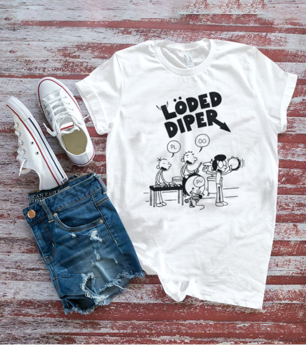 Löded Diper Rodrick Heffley Band Comic Löd Drear PL OO PV T-Shirt