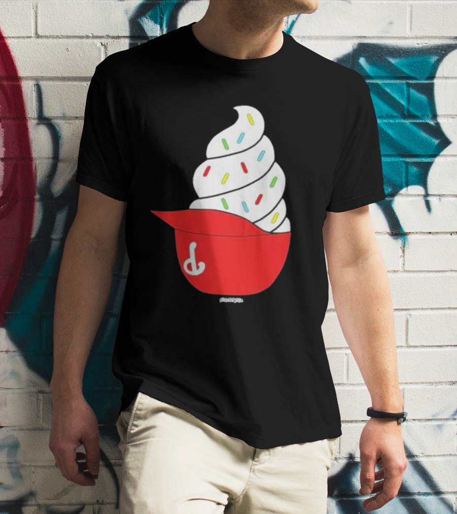 Phillies Ice Cream Helmet Swirl With Sprinkles T-Shirt