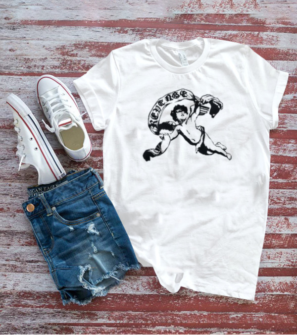 Revenge Cherub Holding Banner In T-Shirt