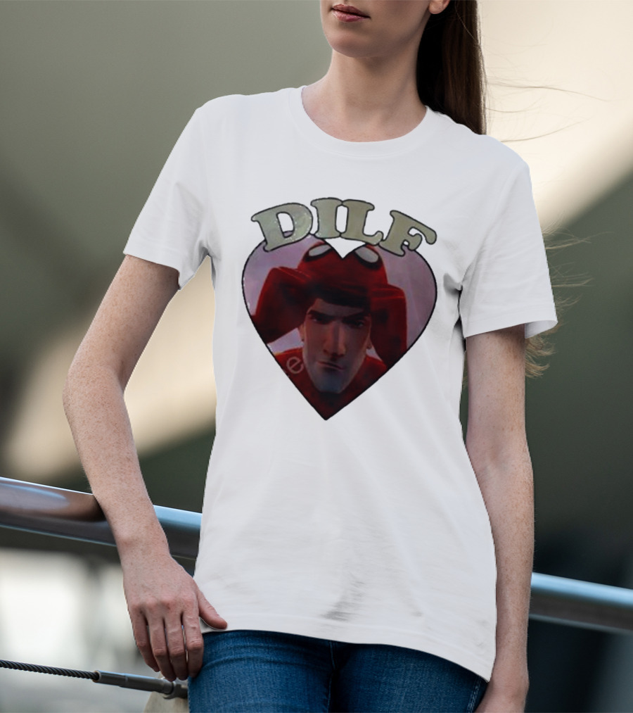DILF Peter Mustardyardpress Merch Spider Cap Heart T-Shirt