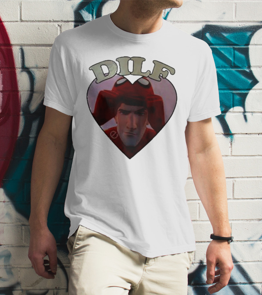 DILF Peter Mustardyardpress Merch Spider Cap Heart T-Shirt