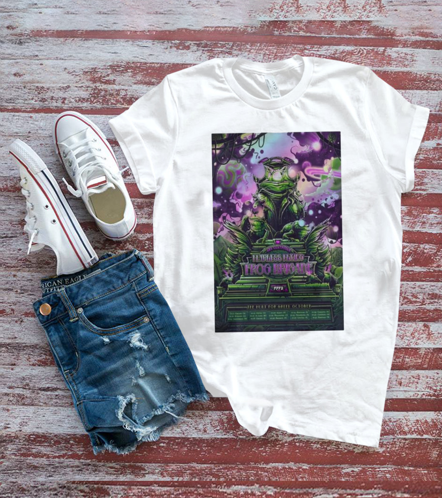 Les Claypool Fearless Flying Frog Brigade The Hunt For Green October T-Shirt
