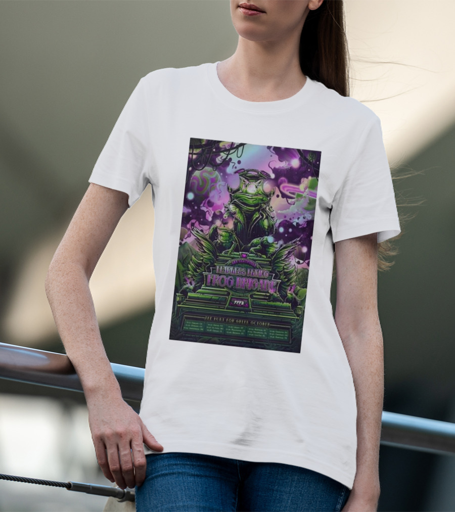 Les Claypool Fearless Flying Frog Brigade The Hunt For Green October T-Shirt