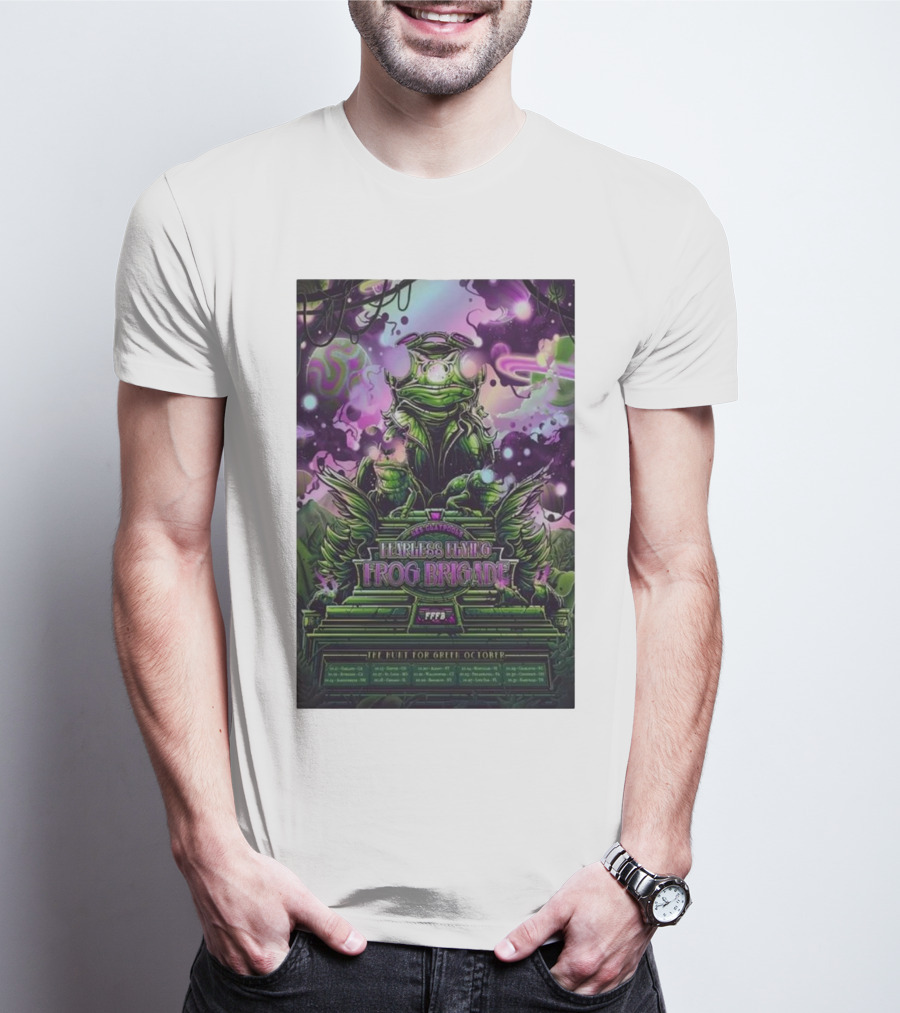 Les Claypool Fearless Flying Frog Brigade The Hunt For Green October T-Shirt