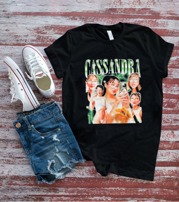 Cassandra Milkheavens Selfies 90s Aesthetic Collage With Lightning Background T-Shirt
