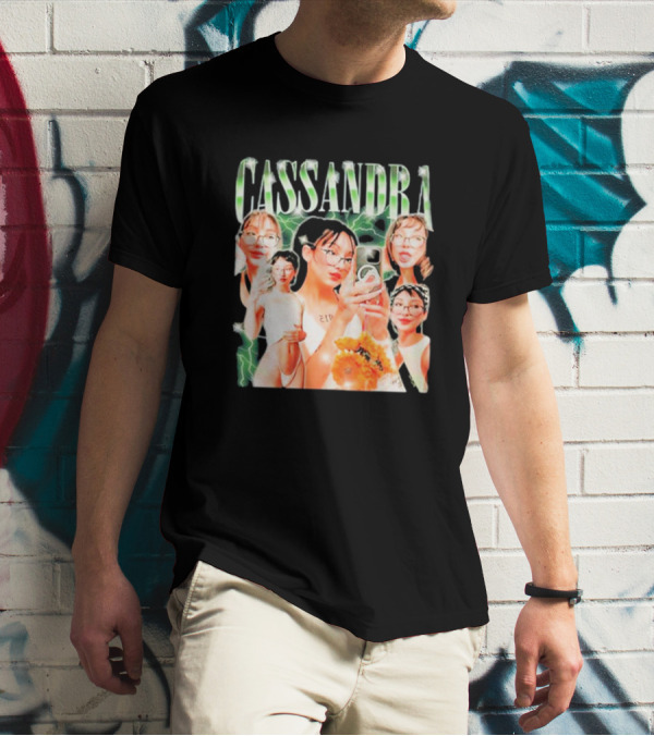 Cassandra Milkheavens Selfies 90s Aesthetic Collage With Lightning Background T-Shirt