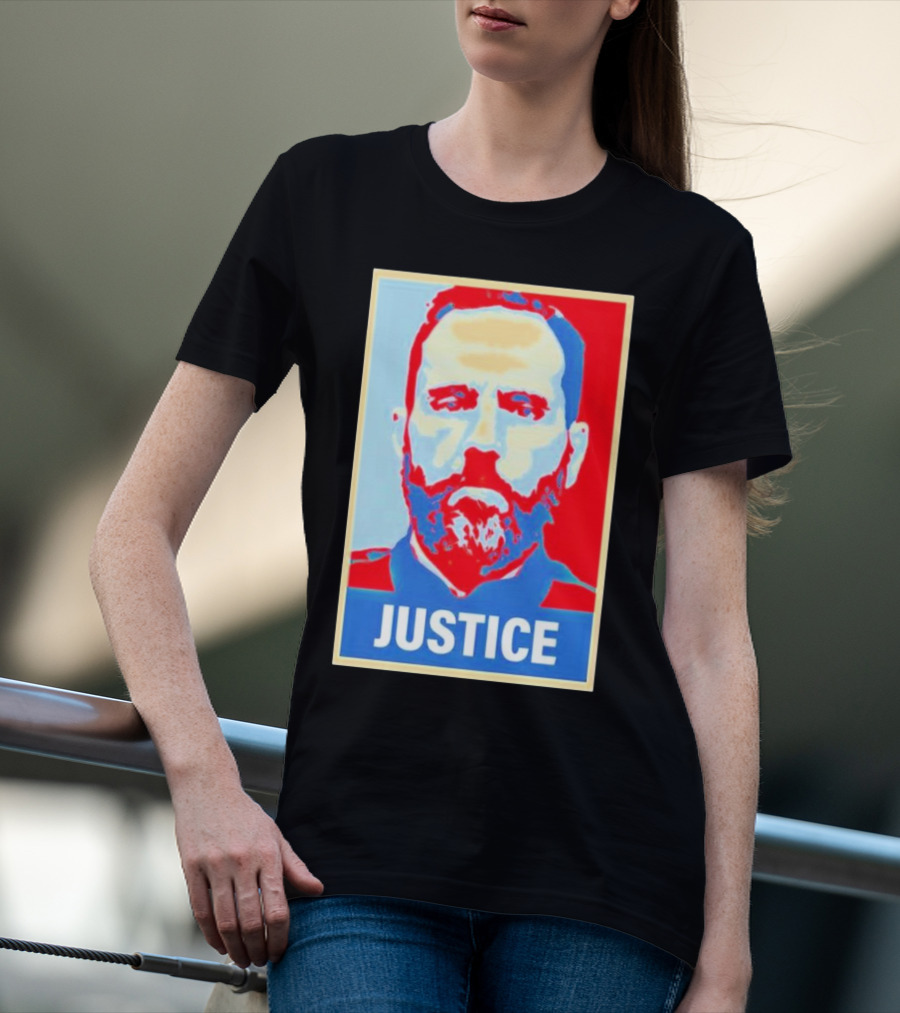 Justice Jack Smith Iconic Red And Blue T-Shirt