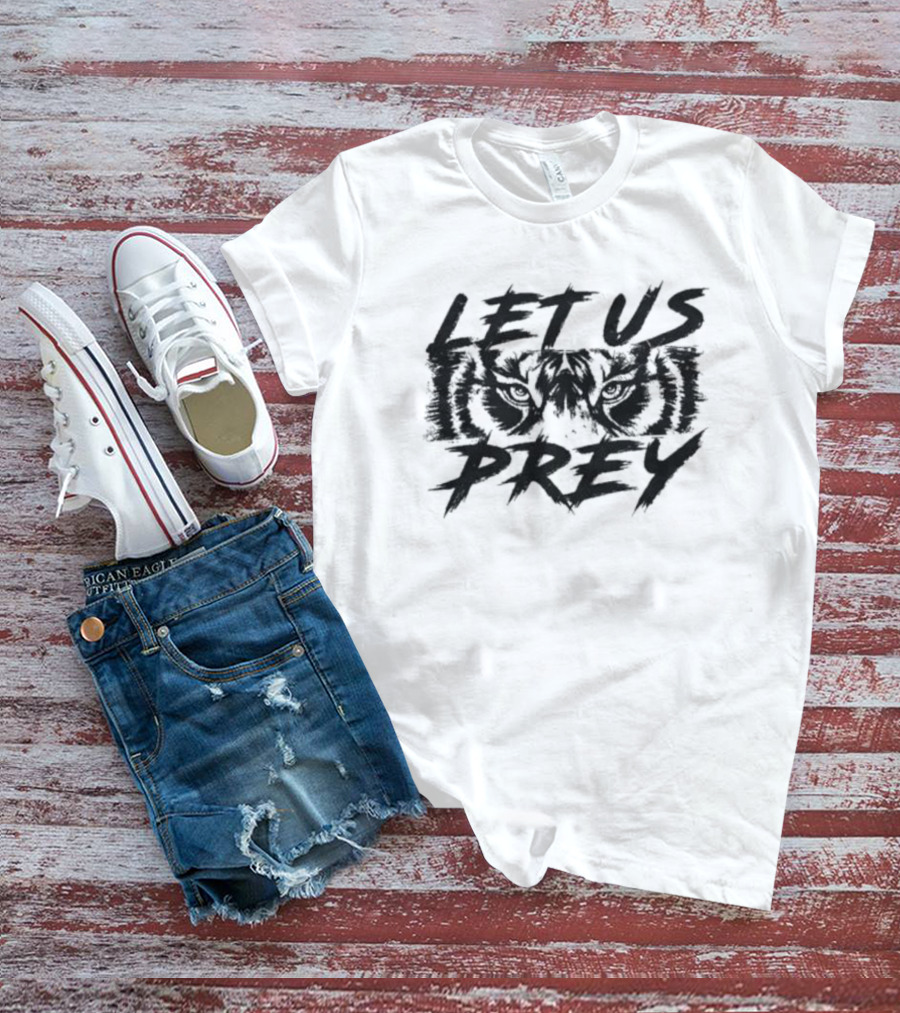 Cincy Let Us Prey Tiger Eyes T-Shirt