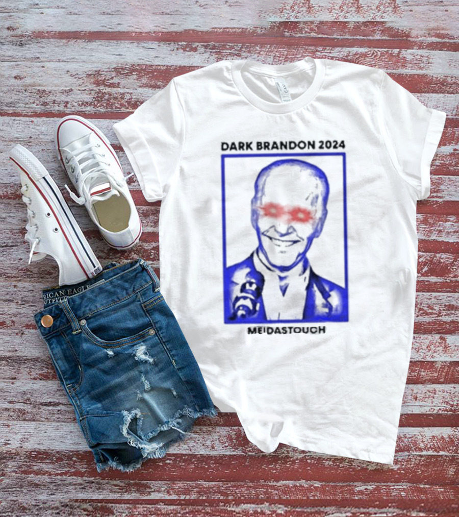 Dark Brandon 2024 Meidastouch Neon Red Eyes T-Shirt