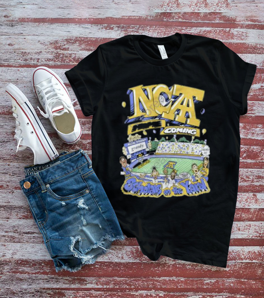 Frko X NC A&t Homecoming Scholars On The Yard Stadium Cartoon T-Shirt
