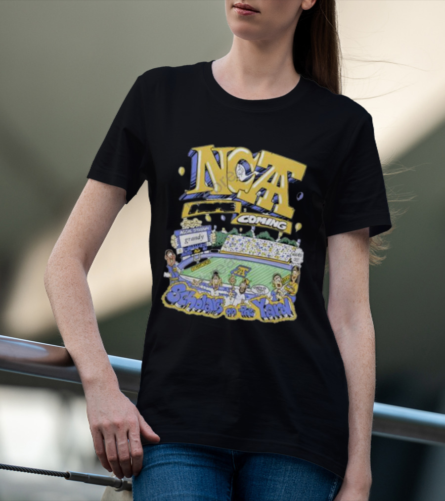 Frko X NC A&t Homecoming Scholars On The Yard Stadium Cartoon T-Shirt