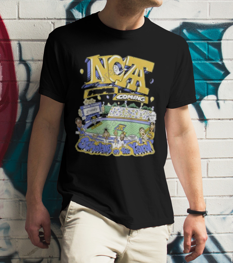 Frko X NC A&t Homecoming Scholars On The Yard Stadium Cartoon T-Shirt