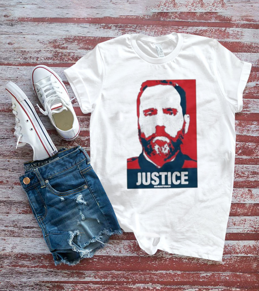 Meidastouch Store Jack Smith Justice Iconic Red And Blue T-Shirt