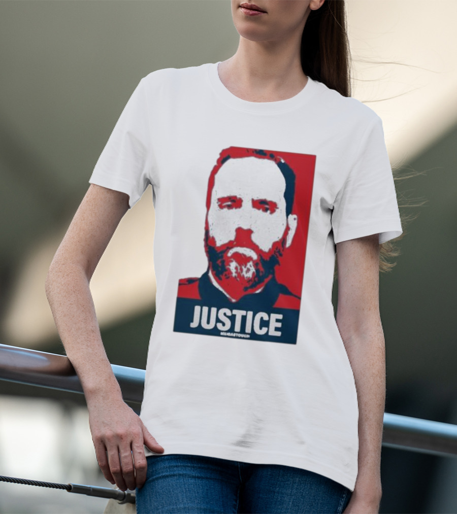 Meidastouch Store Jack Smith Justice Iconic Red And Blue T-Shirt