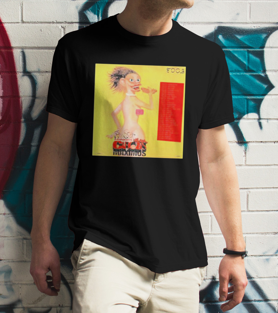 Travis Scott Circus Maximus Tour Artwork Character With Bold Letters And Tour Dates T-Shirt