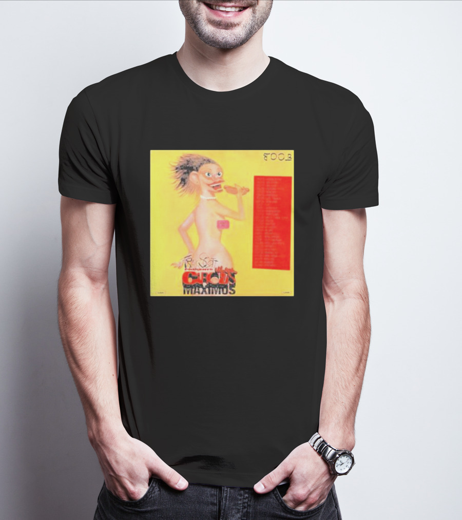 Travis Scott Circus Maximus Tour Artwork Character With Bold Letters And Tour Dates T-Shirt