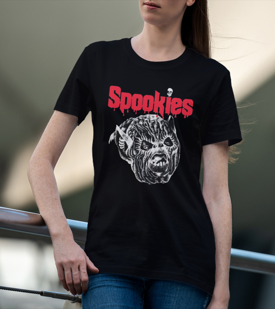 Spookies Terror Vision Creepy Monster Face Horror T-Shirt