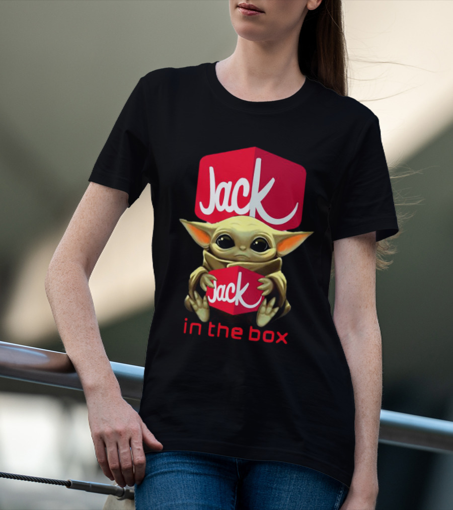 Baby Yoda Embrace Jack In The Box T-Shirt