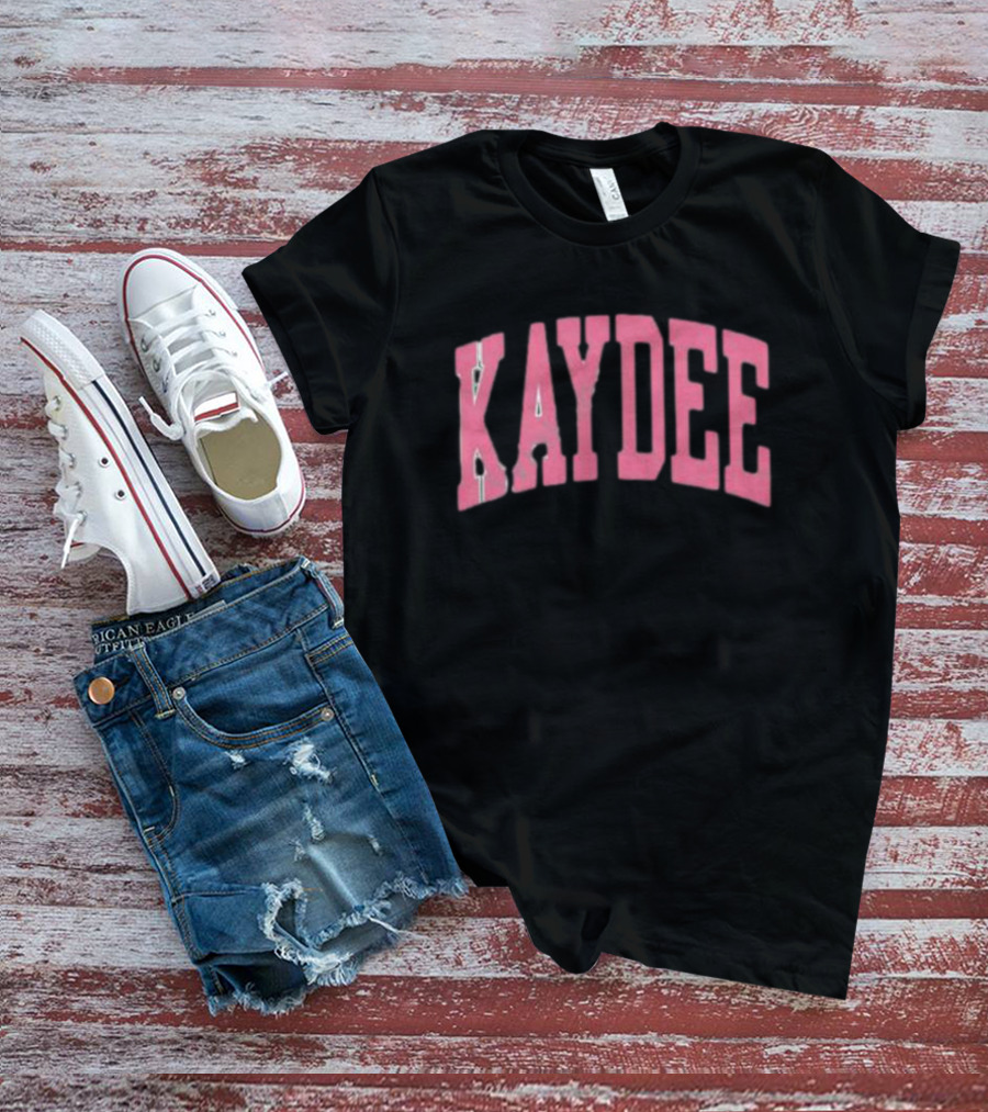 Kappa Delta Kaydee Pink Arched Text T-Shirt