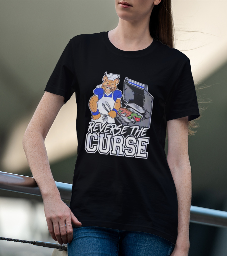 Reverse The Curse Cat Grilling Gator T-Shirt