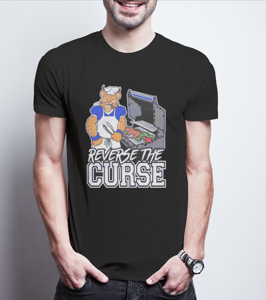 Reverse The Curse Cat Grilling Gator T-Shirt