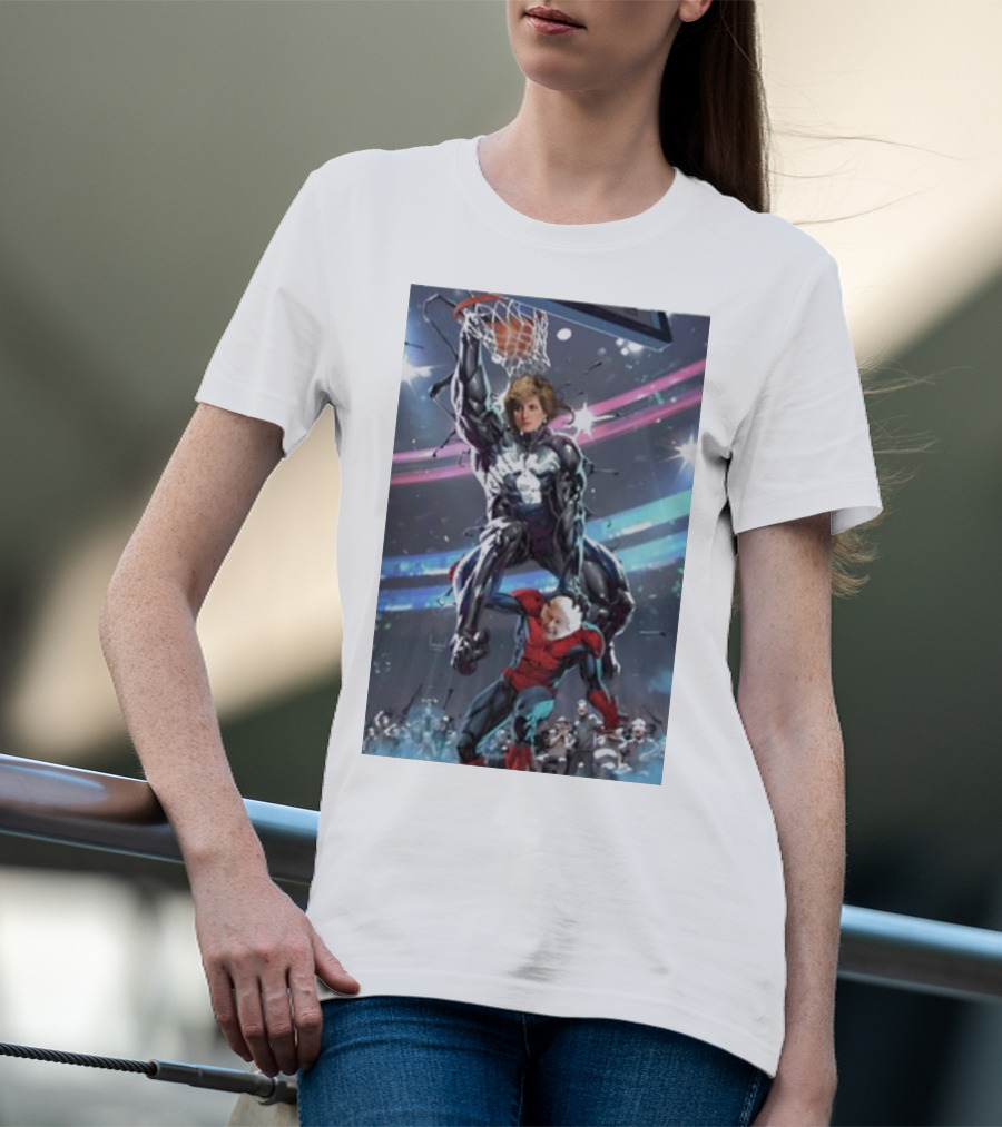 Princess Diana Venom Dunking On Spider-Man T-Shirt
