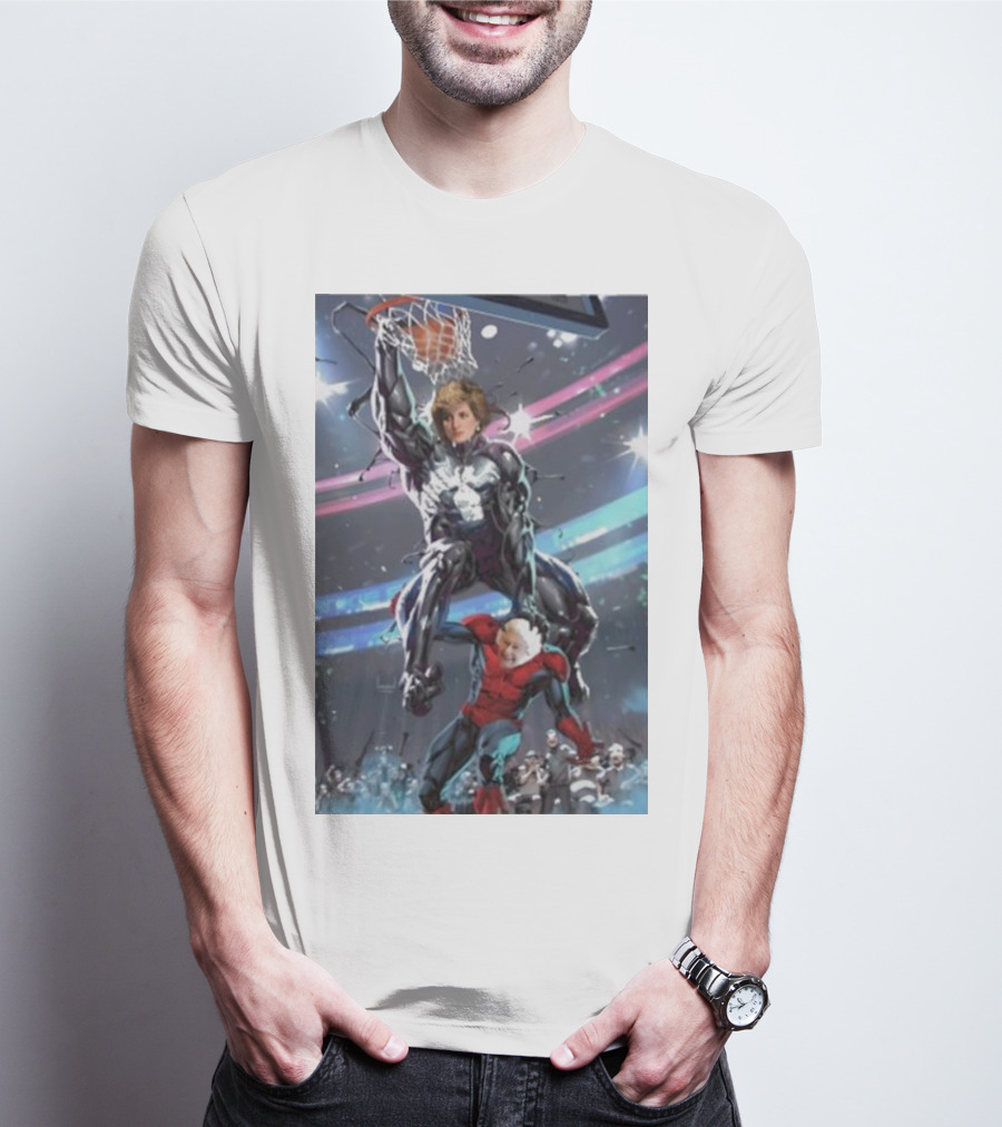 Princess Diana Venom Dunking On Spider-Man T-Shirt