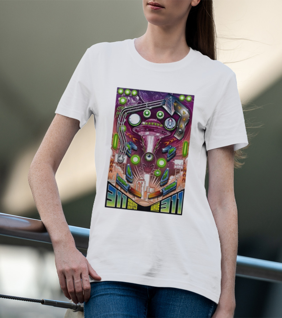 311 Playing In Wichita Hartman Events Center Wave T-Shirt