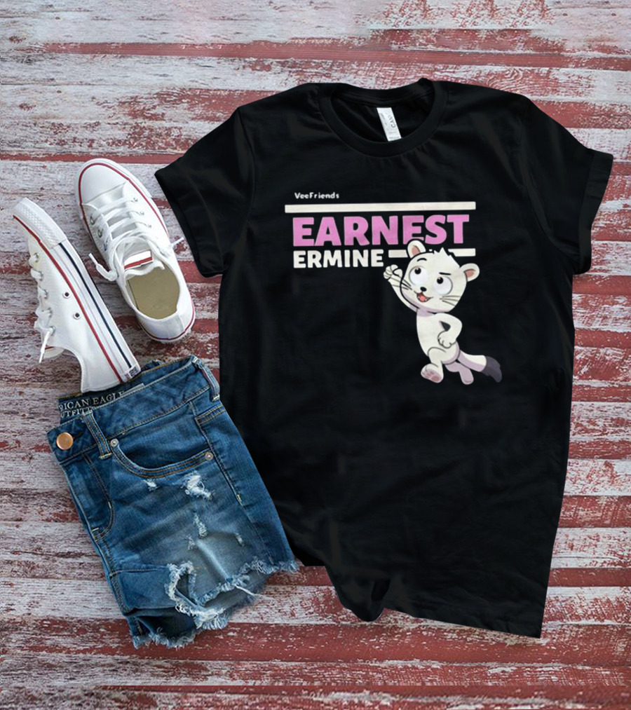VeeFriends Earnest Ermine Character Comfort T-Shirt