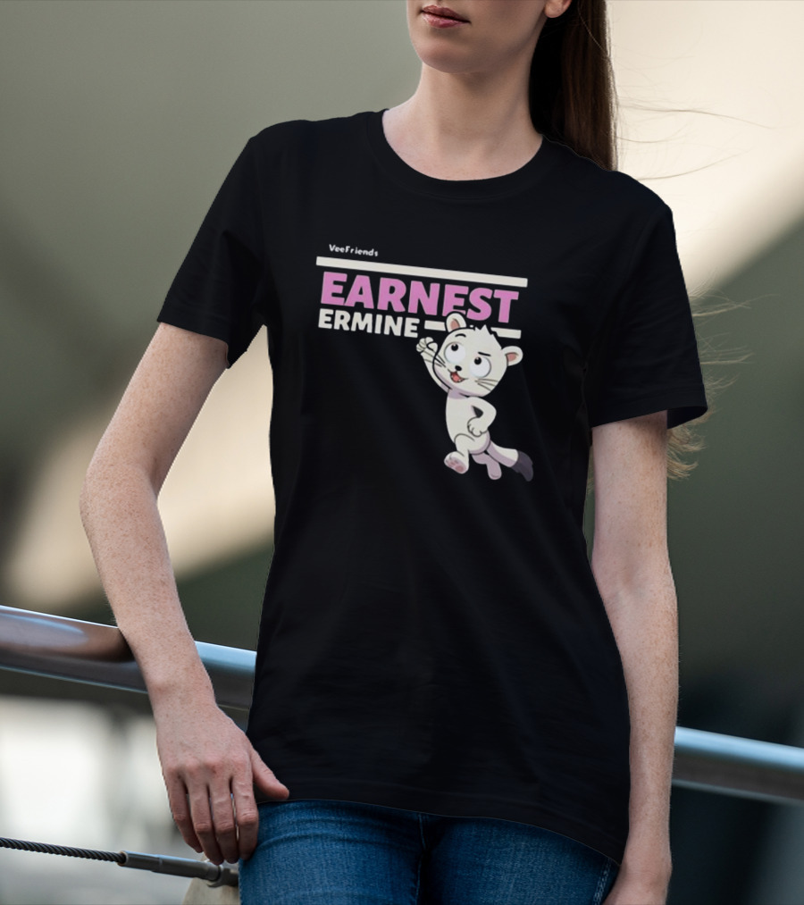 VeeFriends Earnest Ermine Character Comfort T-Shirt