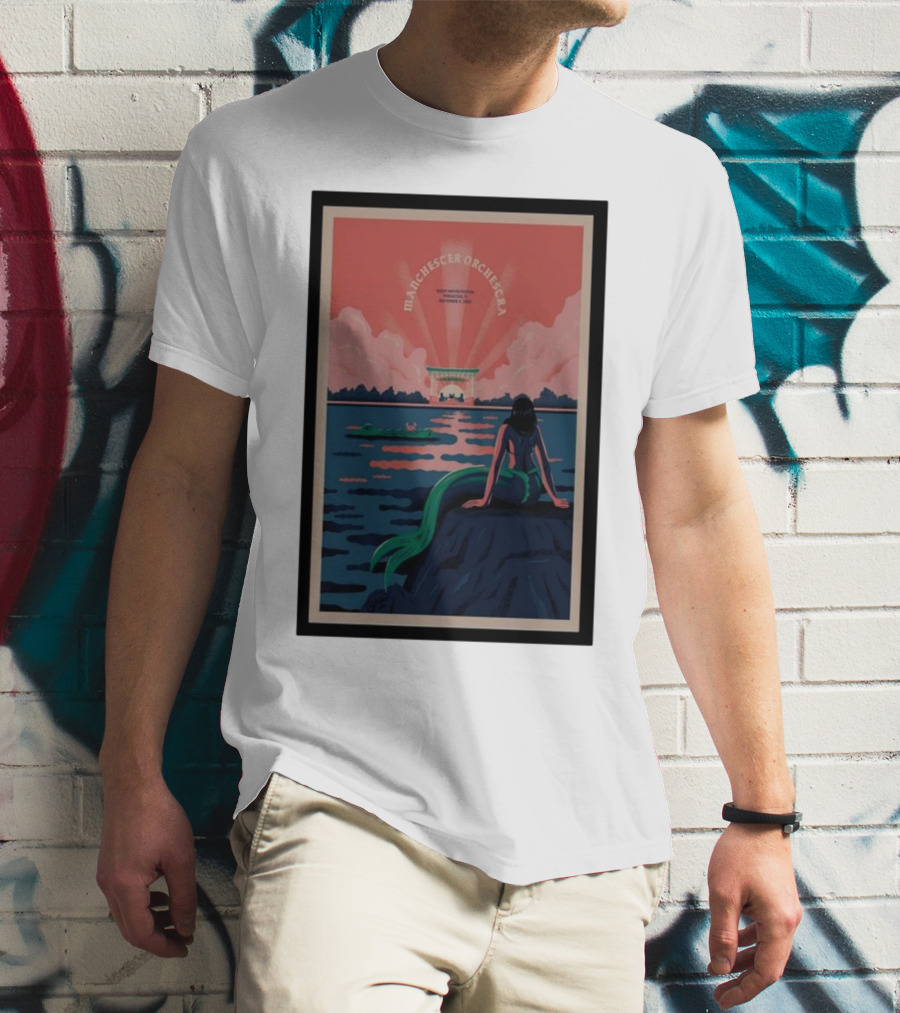 Manchester Orchestra Night Moves Fest November 04 Pensacola Mermaid T-Shirt