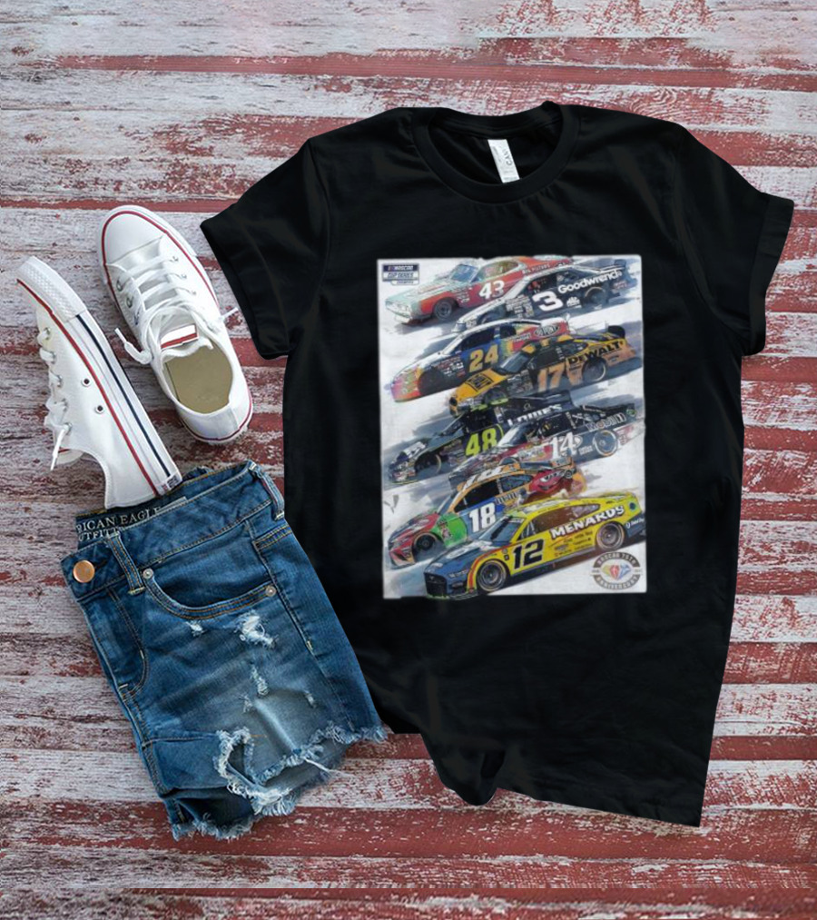 NASCAR Champions Cars 75 Years Of Heroes Racing Legends T-Shirt