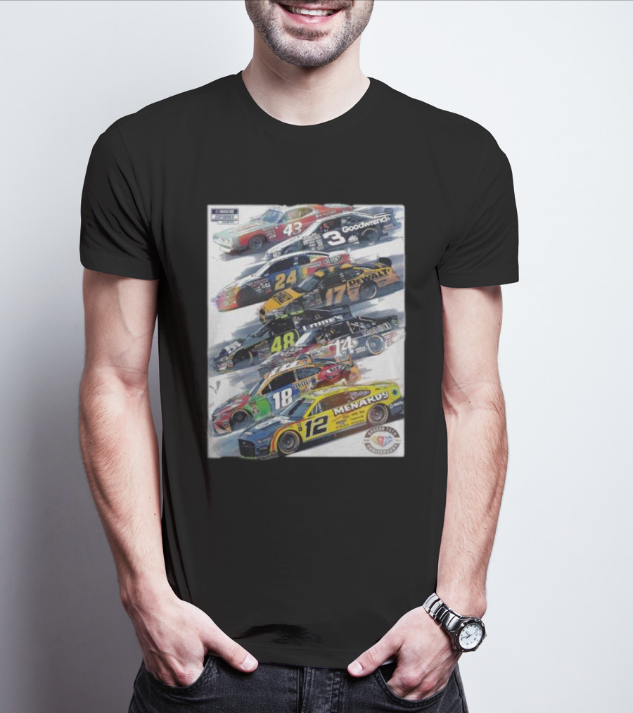 NASCAR Champions Cars 75 Years Of Heroes Racing Legends T-Shirt