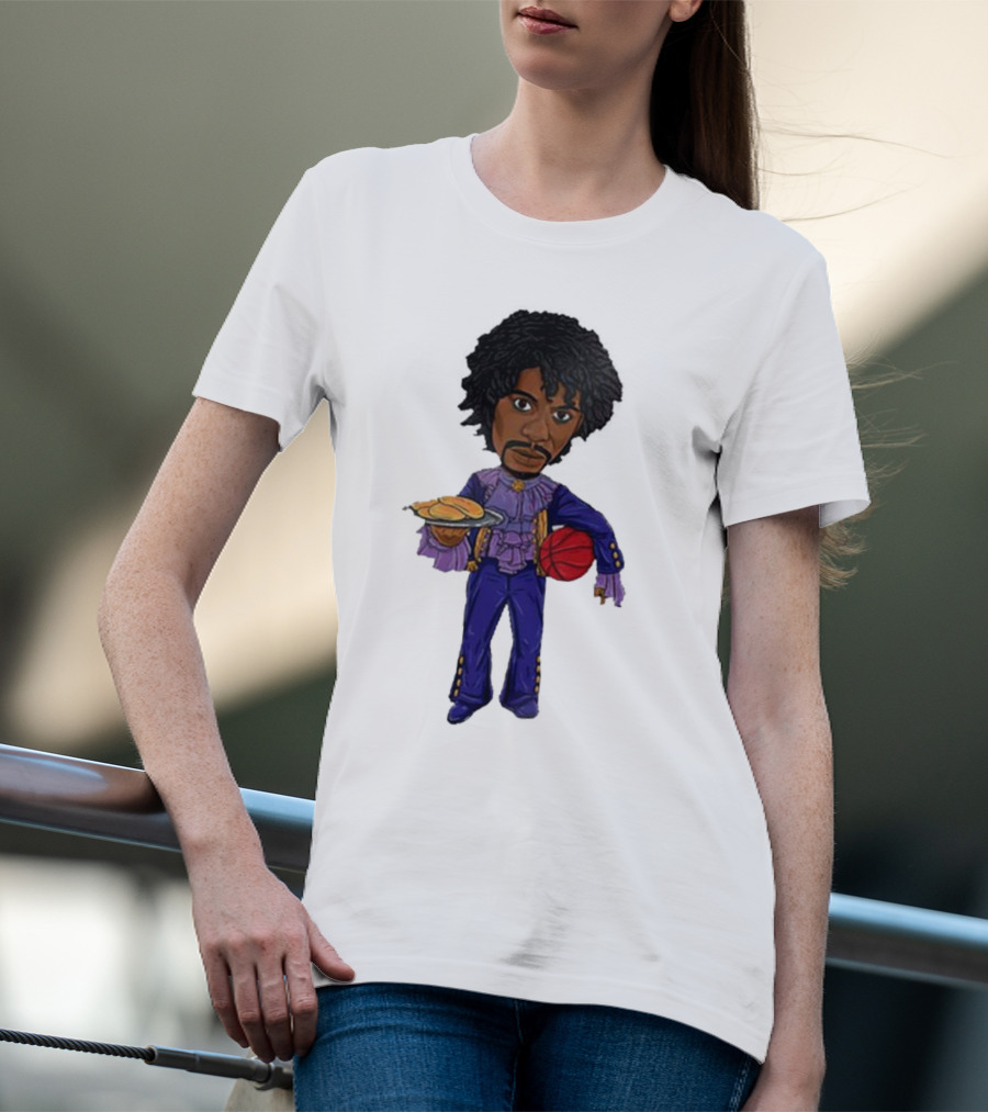 Dave Chappelle Prince Basketball Pancakes T-Shirt