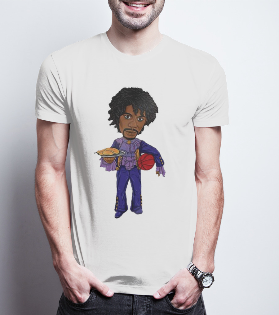 Dave Chappelle Prince Basketball Pancakes T-Shirt