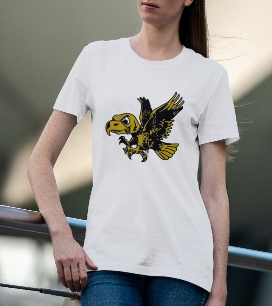 University Of Iowa Vintage Flying Herky Wall Decals T-Shirt