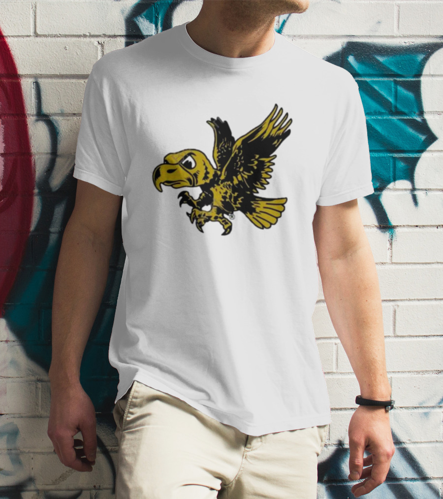 University Of Iowa Vintage Flying Herky Wall Decals T-Shirt