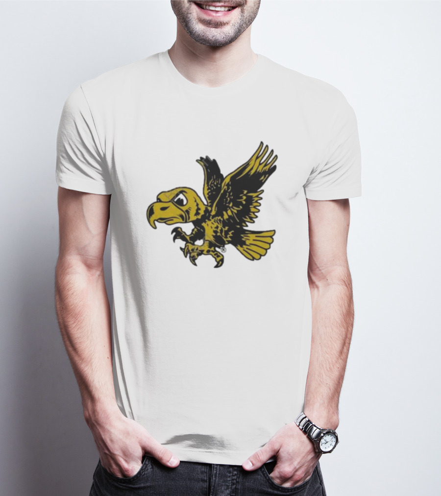 University Of Iowa Vintage Flying Herky Wall Decals T-Shirt