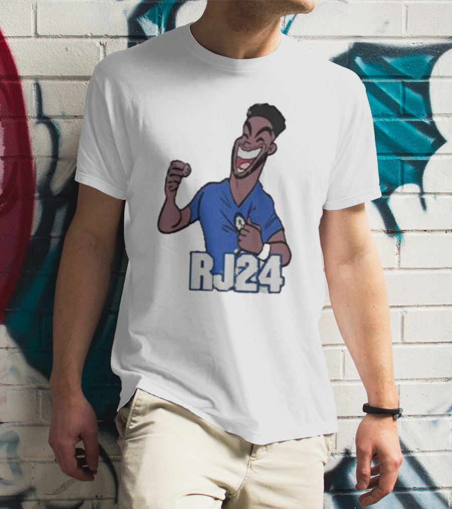 Reece James RJ24 Cartoon Blue Football T-Shirt
