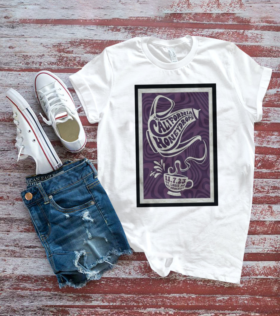 The California Honeydrops St Louis Off Broadway November 7 11.7.23 Psychedelic T-Shirt