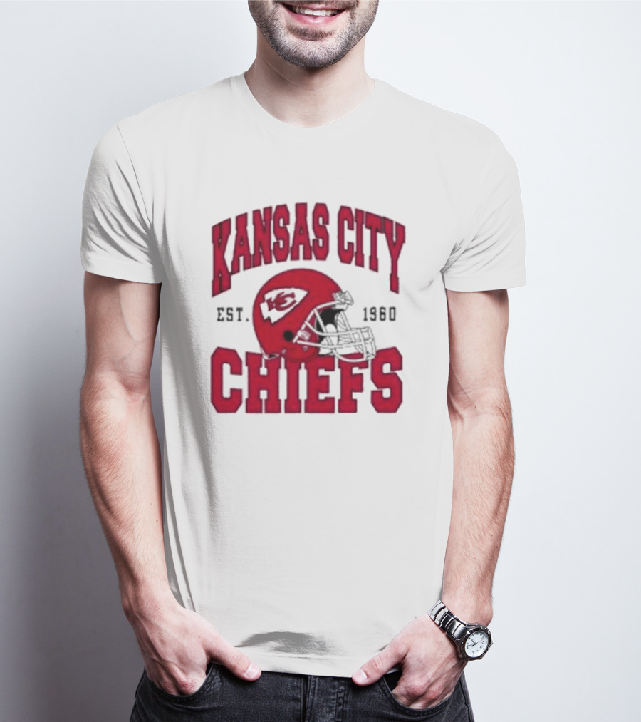 Kansas City Chiefs Est 1960 Helmet Chiefs Football T-Shirt