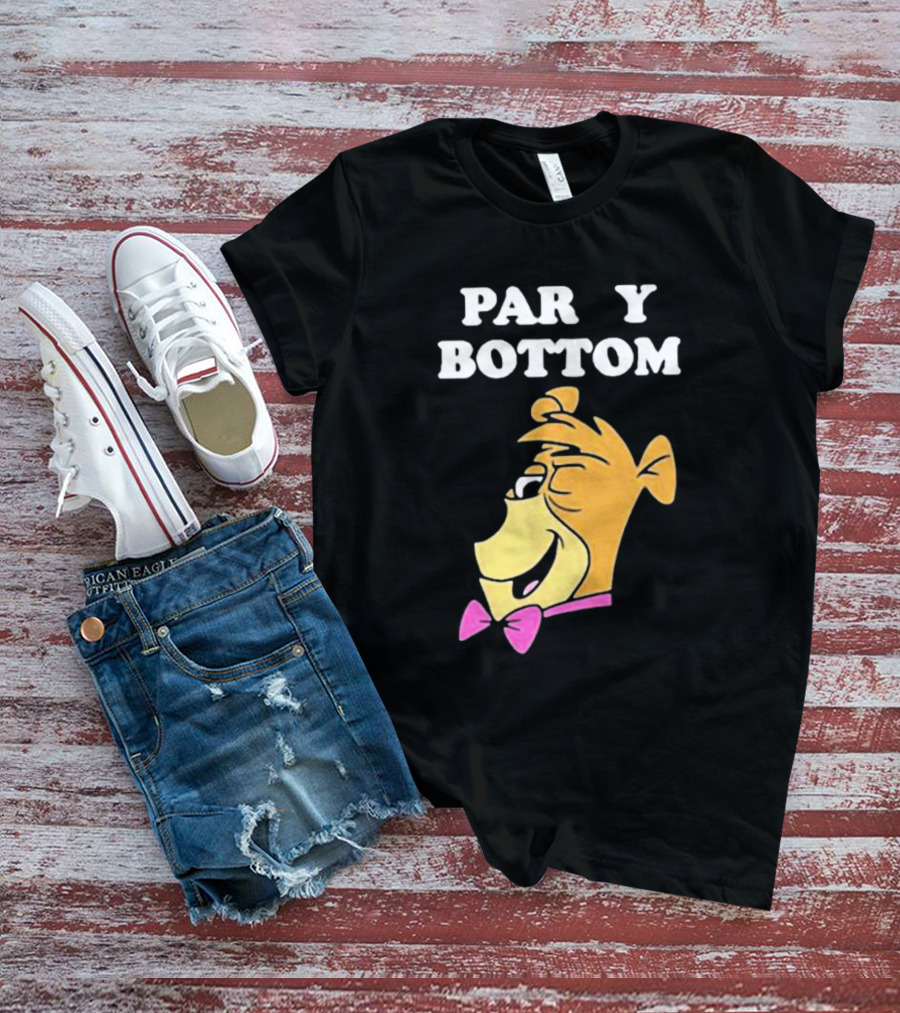 Yogi Bear Party Bottom Bow Tie Winking T-Shirt