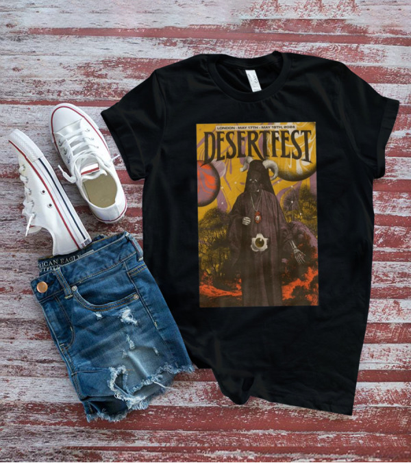 Desertfest London May 17th-19th 2024 Psychedelic Shaman T-Shirt