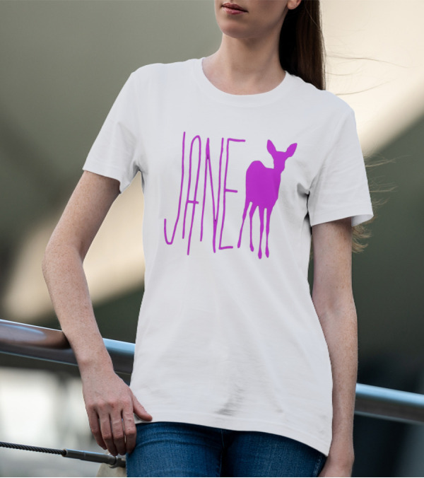 Forbidden Planet Jane Doe Pink Deer T-Shirt