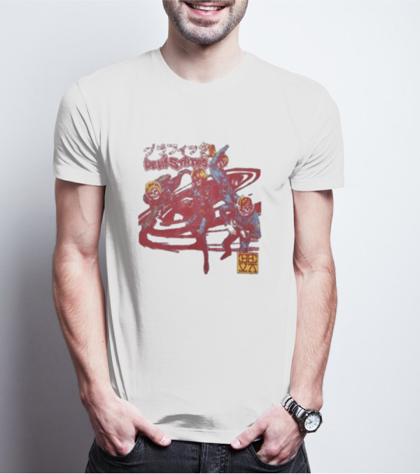Deva States Astronauts Red Abstract T-Shirt