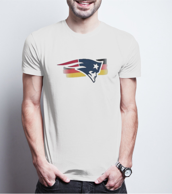 Hunter Henry Patriots Germany NFL Logo Edition T-Shirt