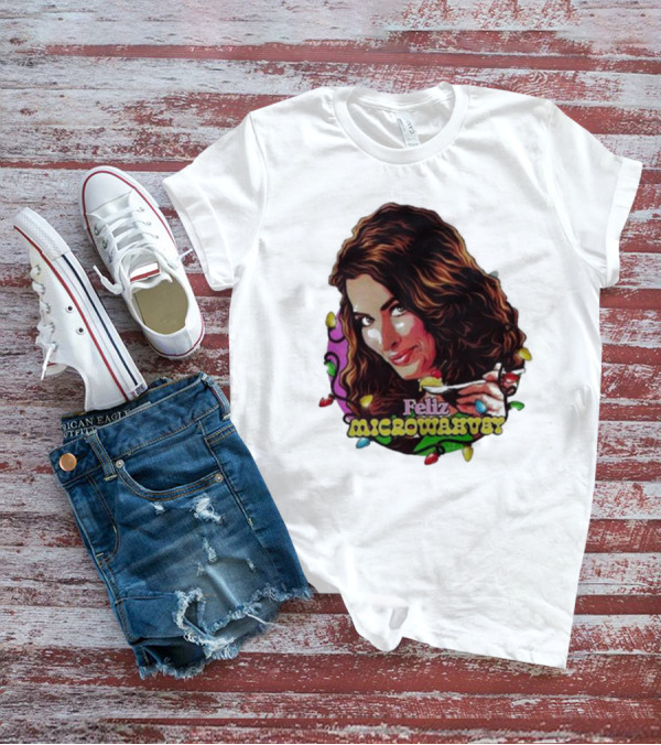 Feliz Microwavery Nordacious Holiday Lights T-Shirt