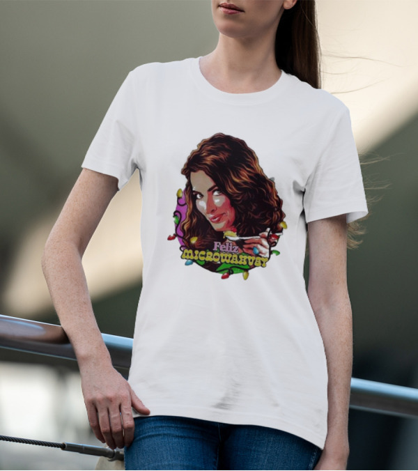 Feliz Microwavery Nordacious Holiday Lights T-Shirt
