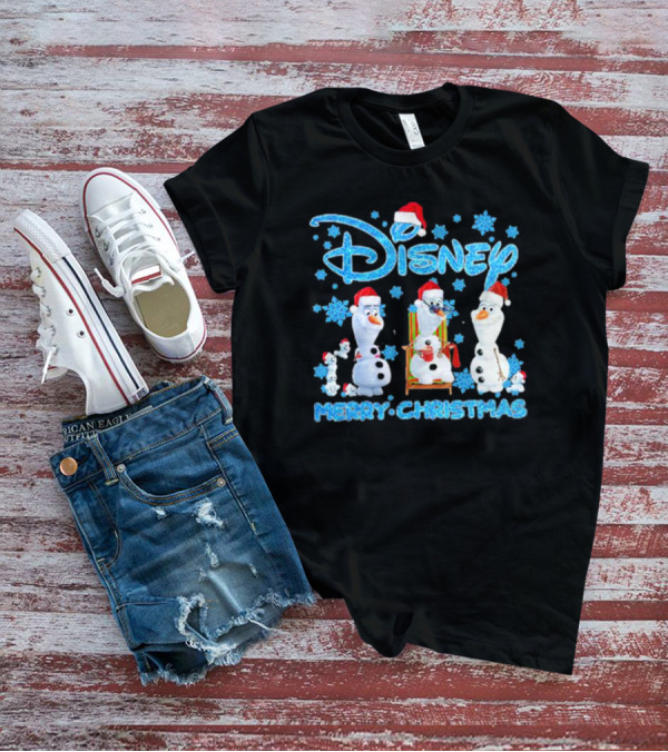 Disney Merry Christmas Olaf Santa T-Shirt