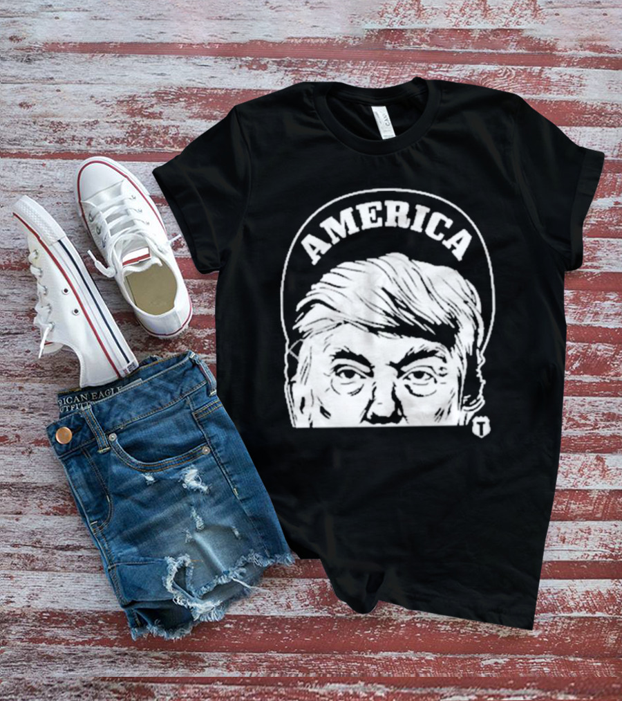 The Officer Tatum Trump America Face T-Shirt